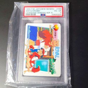 1999 Pokemon Card - Ash & Krabby